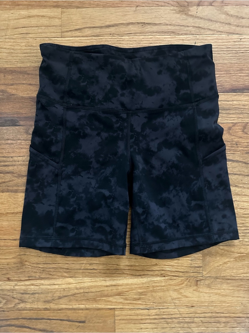 Crz Yoga Women’s Naked Feeling Biker Shorts Black 6” High Waisted Sz S